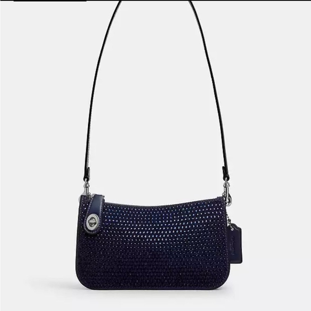 Coach Penn Shoulder Bag With Crystal